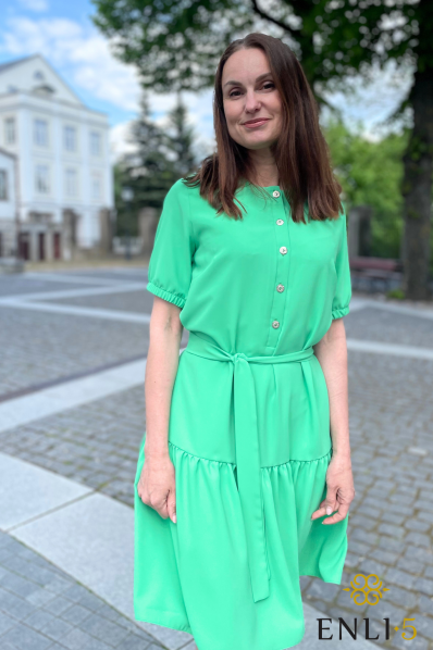 Šviesiai žalios spalvos suknelė DEIMA